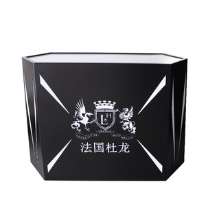 Support de présentation de vin rectangulaire éclairé par LED, en acier inoxydable, rechargeable, pour les fêtes et les lieux commerciaux - Product Image 5