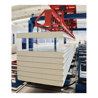 Machine de fabrication de panneaux sandwich en polyuréthane, prix usine, presse 50 mm pour chambre froide de réfrigération