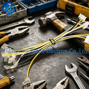 Faisceau de câbles avec connecteur JST à 3 broches et connecteurs de borne transparents en forme de L pour bande LED, réfrigérateur et appareils électroménagers - Product Image 6