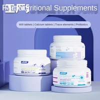 Comprimés de calcium et d'oligo-éléments pour la santé des animaux de compagnie avec probiotiques pour chiens et chats 0,38 kg