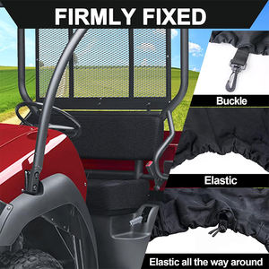 Kawasaki Mule <span class=keywords><strong>600</strong></span> <span class=keywords><strong>coprisedili</strong></span> impermeabili <span class=keywords><strong>coprisedili</strong></span> 600D Oxford con rivestimento in PVC UTV accessori schienale e coprisedile - Product Image 5