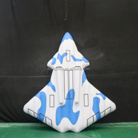 Modèle d'avion spatial gonflable géant Hongyi Factory pour décorations événementielles
