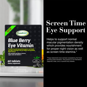 Mavi Berry göz sağlık tabletleri vitamini sağlıklı tabletler gözler için sağlıklı ve uzun süre vizyonu Sreen zaman bitkisel takviyesi - Product Image 5