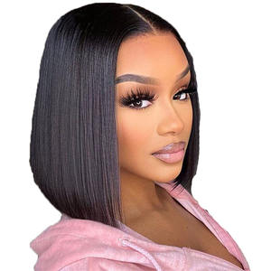 วิกผมผู้หญิง<span class=keywords><strong>ราคา</strong></span>ถูก บ๊อบสั้นตรง เส้นใยทนความร้อนสูง เรียบลื่น นุ่มฟู คุณภาพดี <span class=keywords><strong>ราคา</strong></span>ขายส่ง - Product Image 4