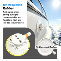 Ventosa Industrial de Silicona Altowell HD-NP45W de 4.5 Pulgadas con Base de Succión al Vacío, Capacidad de Carga Horizontal de 50 kg, Sin Marcas, para Coche, RV, Kayak