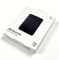 Disco Rigido Esterno Portatile da 5TB, 2.5 Pollici, Guscio Antiurto in ABS, USB 3.0 ad Alta Velocità, per Archiviazione Dati