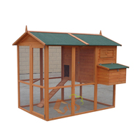 Grand poulailler extérieur en bois, imperméable et résistant au vent, pour petits animaux et animaux de compagnie