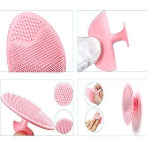 Silicone Manual Facial Cleansing Brush Pad Handheld Beauty Cleansing Brush for Deep Skin Massage and Exfoliation - Product Image 5