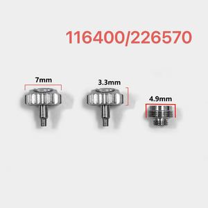 มงกุฎนาฬิกาขนาด 7 มม. สแตนเลสสตีล เหมาะสำหรับนาฬิกา <span class=keywords><strong>116400</strong></span> 226570 อุปกรณ์เสริมตัวเรือนนาฬิกาสำหรับเปลี่ยนทดแทน - Product Image 1