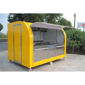 Kiosque alimentaire et boissons en acier inoxydable, design carré, montage facile, utilisation en extérieur - Product Image 2