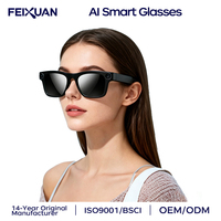 Lunettes de traduction IA personnalisées avec caméra intégrée, grand modèle de reconnaissance, pour appels, lecture de musique et reconnaissance complète