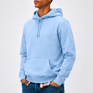 Vente en gros de sweats à capuche pour hommes, design basique de qualité supérieure, service OEM, légers, respirants, séchage rapide, fabriqués au Pakistan - Product Image 2