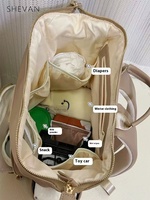 Mochila Pañalera Ultraligera Impermeable para Mamá con Forro de Algodón y Bolsillos