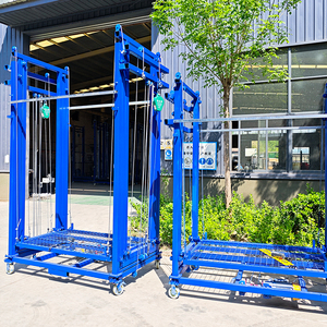 منصة سقالات كهربائية متحركة قابلة للتمديد بسعة 0.<span class=keywords><strong>3</strong></span> إلى 0.5 طن وارتفاع من 2 إلى 8 أمتار لأعمال البناء - Product Image 3