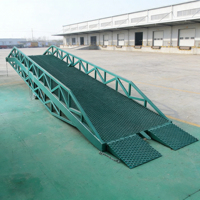 Plateforme de chargement mobile hydraulique électrique pour conteneurs, rampe de déchargement pour manutention de marchandises