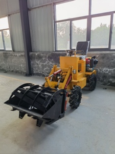 Mini Cargadora de Ruedas de 400 kg a 500 kg, Cargadora Frontal Eléctrica o Diésel para Uso Agrícola, de Jardinería y Construcción - Product Image 3