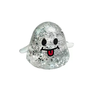 Maltose Ghost Maltose Squishy <b>Squeeze</b> Toys TPR Halloween Prank Party Gifts Sequin Slow Rise Sensory Fidget Squishy Toys - Product Image 5