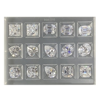 Gemas HQ Hechas a Mano, Diamante CZ 6A, Corte Princesa, Calidad Superior, Circonita Cúbica Blanca, Piedra Preciosa Suelta