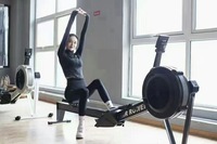 Máquina de Remo de Aire MB-280A de Alta Calidad, Resistente al Viento, Equipo de Gimnasio, Máquina de Remo de Aire para Ejercicio Cardiovascular, Máquina de Remo de Aire Comercial