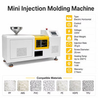 Máquina de Moldeo por Inyección de Sobremesa Mini de Alta Calidad para la Fabricación de Conectores de Plástico y Prototipos de Componentes Electrónicos, Nueva
