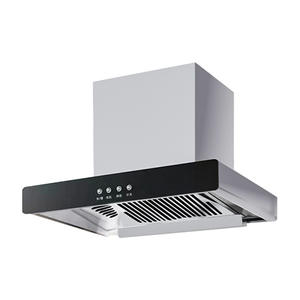 Hotte de cuisine encastrable au plafond 60-70 cm en acier inoxydable, aspiration supérieure, débit d'air 32 m³/min, écoénergétique, idéale pour appartement - Product Image 4