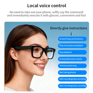 แว่นตาอัจฉริยะ AI ขายดี กล้อง 12MP, ระบบจดจำเสียงและ<span class=keywords><strong>ภาพ</strong></span>, เลนส์เปลี่ยนได้ตามค่าสายตา, ผู้ซื้อทั่วโลก - Product Image 5