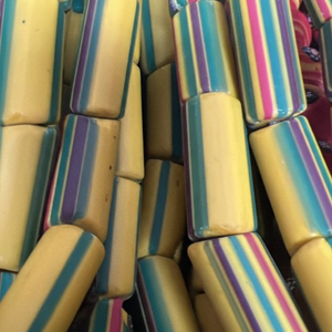 Custom Made Chevron and mixed trade glass beads offer a rich variety of shapes, sizes, and colours. Ideal for jewellery making, - Product Image 1