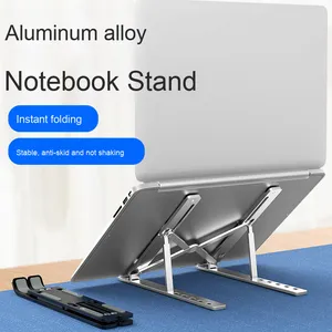 Support d'<span class=keywords><strong>ordinateur</strong></span> <span class=keywords><strong>portable</strong></span> <span class=keywords><strong>Portable</strong></span> en alliage d'aluminium support de tablette réglage de la hauteur support d'<span class=keywords><strong>ordinateur</strong></span> de bureau pliable Base <span class=keywords><strong>Portable</strong></span> - Product Image 4