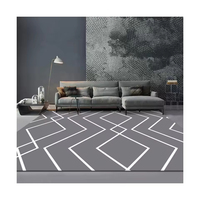 Décoration d'intérieur commerciale en gros Tapis en polyester 100% imprimé en polyester