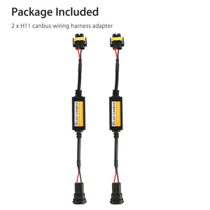 Canbus解码器<span class=keywords><strong>H11</strong></span> H8 H9 LED Canbus适配器无错误ar前照灯灯泡套件，用于SUV雾灯灯线束适配器 - Product Image 6