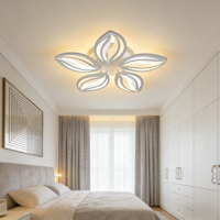 Plafonnier LED moderne JACKSUN pour la maison, lumière acrylique tricolore, lampe de plafond à intensité variable avec télécommande pour le salon, éclairage principal