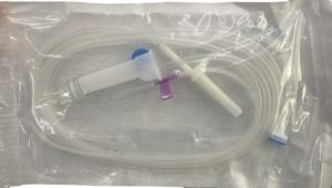 Pet beslenme için cerrahi aletler kafa derisi ven iğne veteriner manuel güç kaynağı temeli ile tek kullanımlık infüzyon seti - Product Image 2