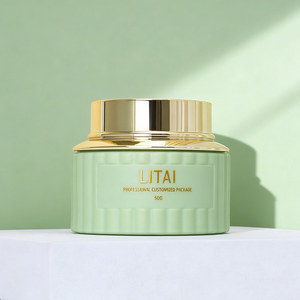 Vente en gros de pots et flacons en verre ronds vides de 30g, 50g, 100g pour crème, soin de la peau, crème exfoliante, <span class=keywords><strong>beurre</strong></span> corporel - Product Image 1