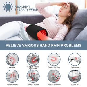 Terapi Cahaya Inframerah Dekat LED 660nm untuk Menghilangkan Rasa Sakit dengan Lampu Merah 850NmNIR untuk Sabuk Terapi Tangan Di Rumah - Product Image 6