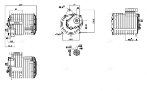 Nouveau Kit Moto QS MOTOR 138 3000W V3 5500W Continu 72V 100KPH Moteur Central avec Contrôleur de Vitesse LCD DKD ND72680 - Product Image 1