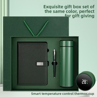 Coffret Cadeau Carnet en Cuir PU A5 – Cadeau d'Affaires Haut de Gamme Personnalisable avec Logo – Bloc-notes Souvenir d'Entreprise pour Fêtes et Événements