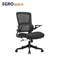EGROspace Fauteuil de direction ergonomique en maille à dossier moyen professionnel de luxe en gros d'usine Chaise de bureau pour le personnel