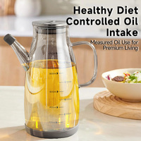 Distributeur d'huile et de vinaigre en verre au design moderne et polyvalent, avec bec verseur anti-goutte, personnalisable, de qualité alimentaire, écologique, pour la maison