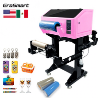 Imprimante DTF UV automatique A3 Erasmrt avec laminateur 2 en 1, machine d'impression d'étiquettes autocollantes, entrepôt américain en stock, livraison rapide