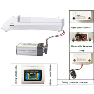 DC UFC-020 3A Fast Charging <strong>Charger</strong> Yilon 3.7V Lithium-Ion <strong>Battery</strong> ABS Electric OTP/OPV/OCP Compatible 1.2V-9V <strong>Makita</strong> <strong>Battery</strong> - Product Image 4
