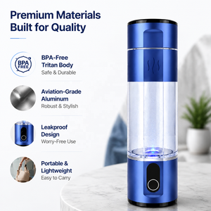 Bottiglia Generatrice di Acqua Idrogenata Intelligente a Terahertz 5001-10000 <span class=keywords><strong>PPB</strong></span> con Base di Ricarica Wireless per Uso Domestico ed Esterno Alimentata a Batteria - Product Image 3