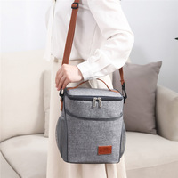 Sac isotherme personnalisé grande capacité pour courses et aliments, étanche, pour le déjeuner/bento, idéal pour les voyages et les adolescents
