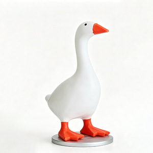 Duck Key Storage Resin Duck Home Decor Creative DIY Magnetic Ornament Living Room Decoration Art Gift April Fool's Day - Product Image 4
