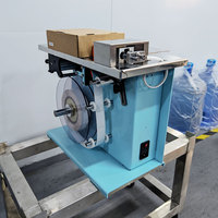 Étiqueteuse semi-automatique Machine d'étiquetage d'angle plat de table pour étiqueteuse de bureau en carton de boîte