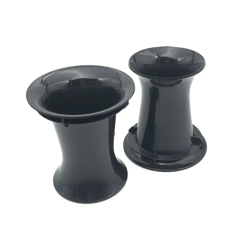 82X99mm scatola per altoparlanti in plastica nera tubi per porte d'aria per bassi accessori per altoparlanti tubo audio