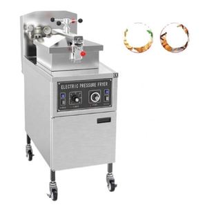Large Capacity Fully Automatic Commercial Stainless Steel Gas Electric Chicken Pressure <b>Fryer</b> for French Fries Broast <b>Machine</b> - Product Image 1