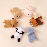 Jouets Songshan, mini peluche Cutesoft de 18 cm, coussin repose-poignet de bureau, animaux en peluche (ours, panda, lapin, pingouin, renard) pour cadeaux
