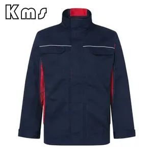 Kms personalizar o terno de trabalho respirável, engenharia smock respirável, uniforme de construção