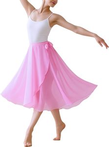 Faldas de Ballet para Mujer, Falda de Baile de Ballet para Niñas, Falda Larga Fluida Cruzada, Faldas de Danza para Mujeres y Niñas - Product Image 4