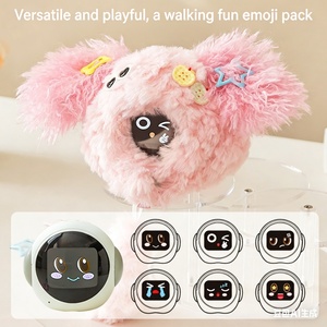 NOUVEAU Lancement! SANJOYO Boîte Mystère Peluche IA pour Filles - Cadeau Idéal, Jouet Interactif Intelligent avec Voix et Yeux LED, Animal Virtuel Surprise Rechargeable - Product Image 4